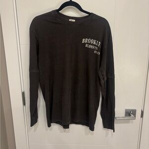 Garage Black 'Brooklyn Blossom' Long Sleeve Tee